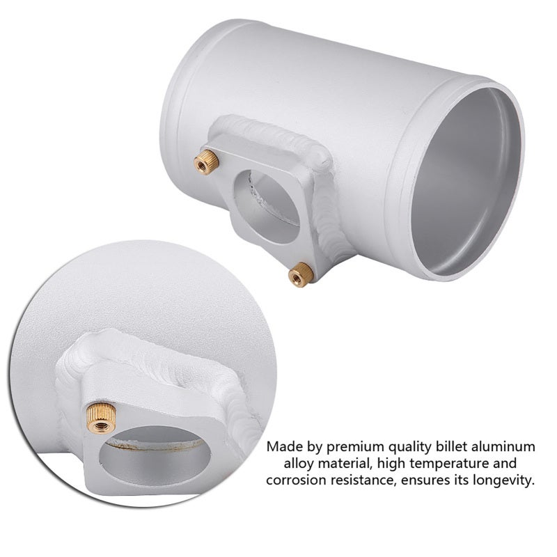 مُحول مستشعر تدفق الهواء (Maf Sensor Adapter): من الألومنيوم المكثف 6061، مقاومة لدرجات الحرارة العالية، قاعدة مقياس تدفق الهواء موفرة للوقود - سهل التركيب، محول استيراد أداء لأنابيب الاستيراد المخصصة لسيارات مازدا وسوزوكي - Image 5