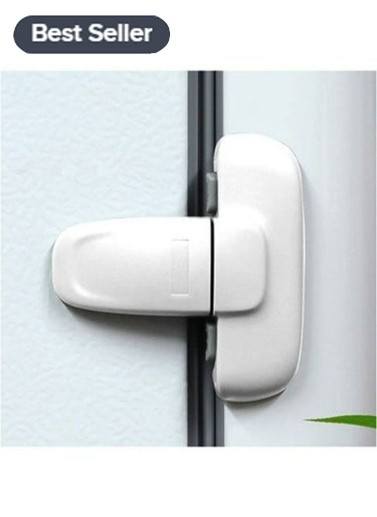 Home Fridge Freezer Door Lock White - Image 1