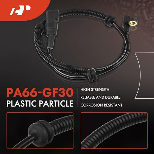 A-Premium ABS Wheel Speed Sensor Compatible with Ford Models - Focus 2000 2001 2002 2003 2004 2005 2006 2007 - Rear Driver or Passenger Side, Replace# YS4Z2C190BA, YS4Z2C190BB - Image 4