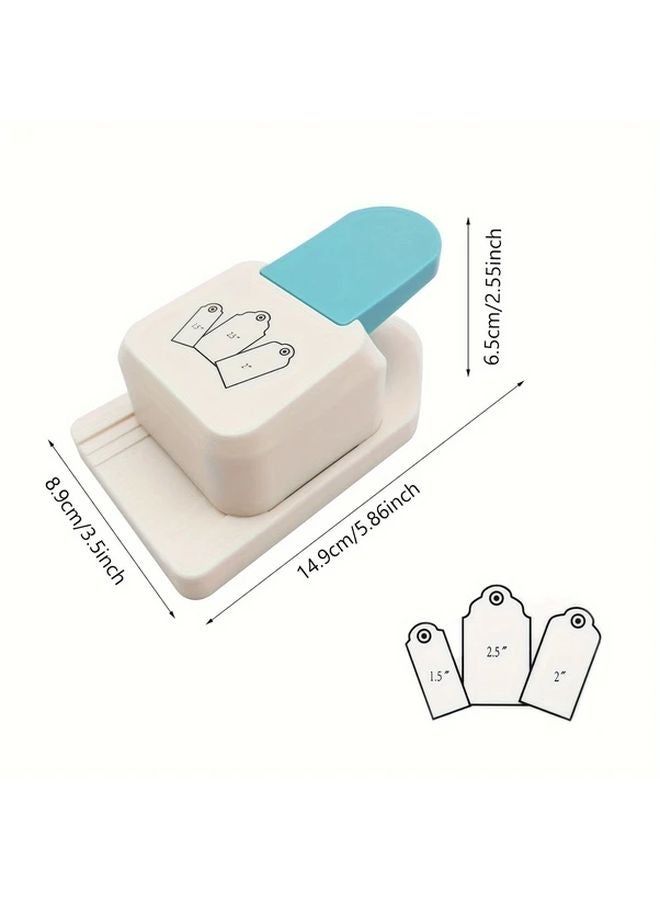 1pc 3 In 1 Multi Functional Round Label Punch Tool For DIY Craft Projects - Image 3