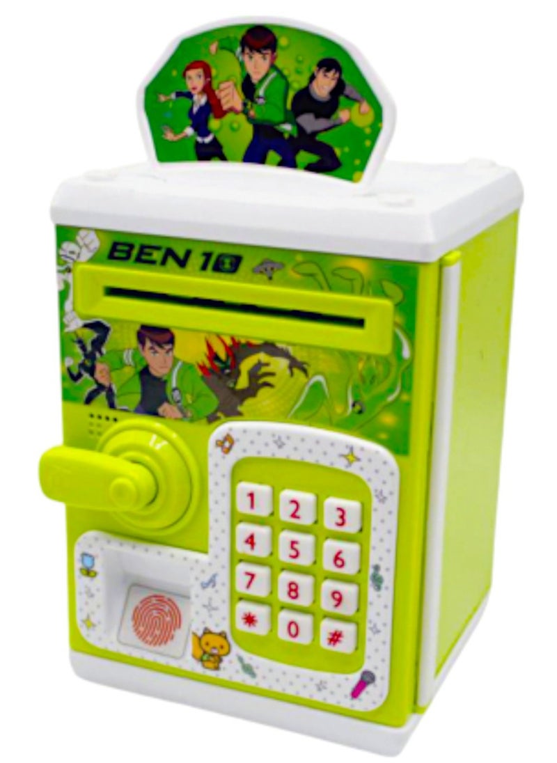 Rally Ben 10 Electronic Money Saving Box With Password ATM Bank Toys  - Image 2