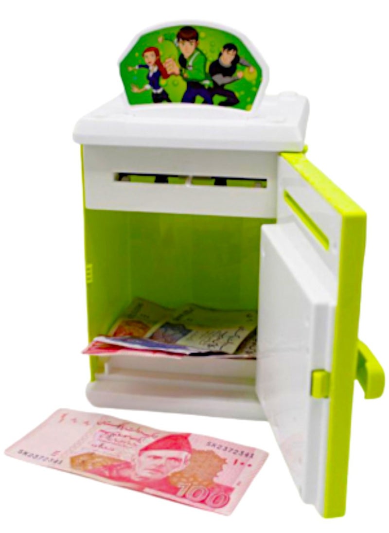 Rally Ben 10 Electronic Money Saving Box With Password ATM Bank Toys  - Image 4