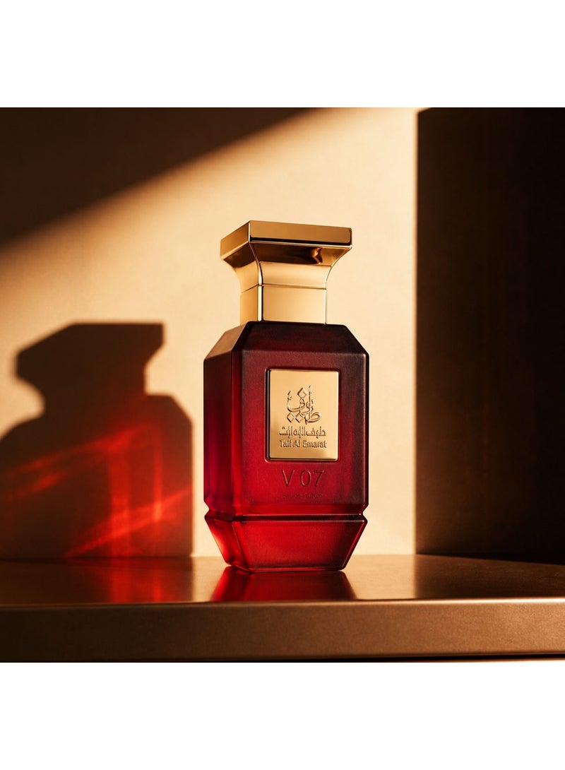 Taif Al Emarat V07 Eau de Parfum 75ml, Unisex Arabic Perfume, Long Lasting Oud Fragrance with Saffron & Woody Notes - Image 4