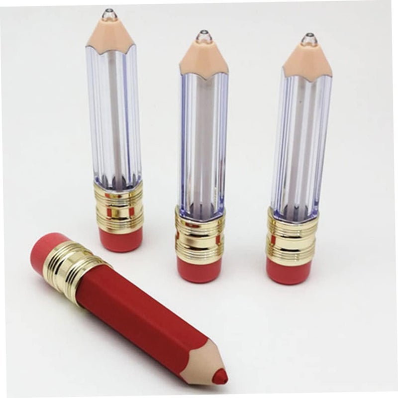 Mini DIY Lip Gloss Tubes 10 Pack Empty Lipstick Containers Pencil Design Portable Lip Balm Holders for Travel and Cosmetic Use Compact Size for Convenient Carry - Image 5