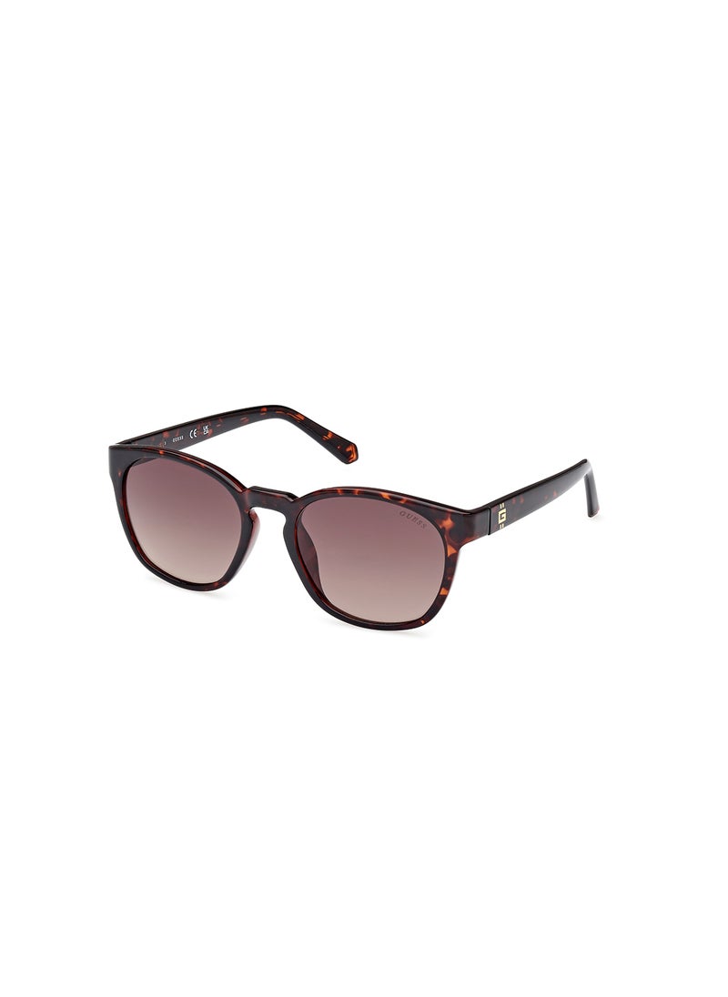 GUESS نظارة شمسية دائرية للحماية من الأشعة فوق البنفسجية للرجال - GU00083-H52F54 - مقاس العدسة: 54 ملم  - Image 1