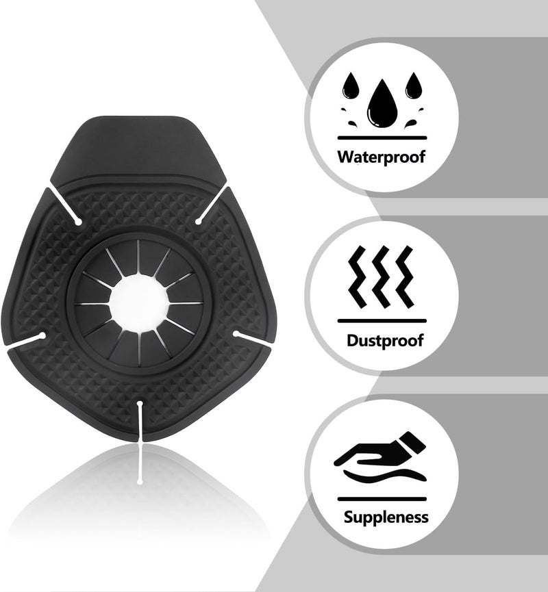 MASSMOT 2Pcs Car Wiper Hole Protection Cover, Car Wiper Hole Protector Pad for Most Vehicles, Durable ABS Car Wiper Protector Windscreen Pad for Wiper Care, Anti-Rust & Debris Guard - Image 3