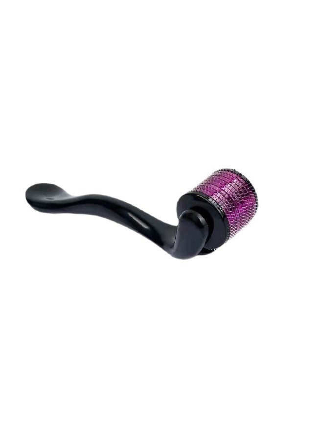 Face Wrinkles And Hair Loss Treatment Roller Black/Pink 5.2x1.1x1.2cm - Image 5