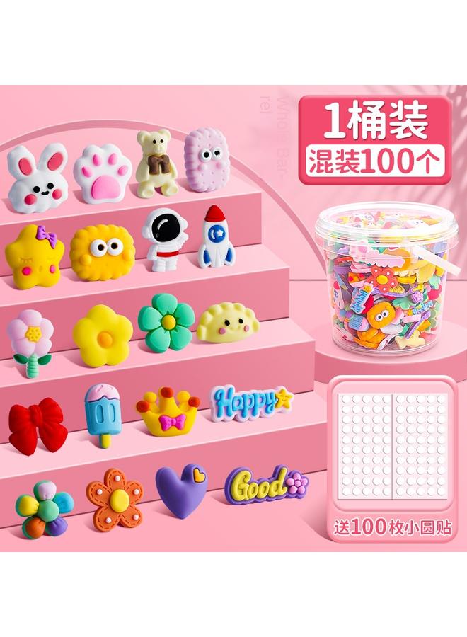 Bluejw 3D Stereo Patch Sticker Suit Goka Sticker Hand Account Hand Account Cream Glue Material Mobile Phone Shell For Students And Girls - Image 1