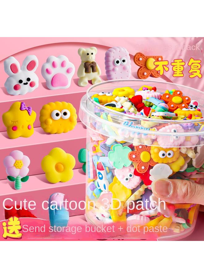 Bluejw 3D Stereo Patch Sticker Suit Goka Sticker Hand Account Hand Account Cream Glue Material Mobile Phone Shell For Students And Girls - Image 2