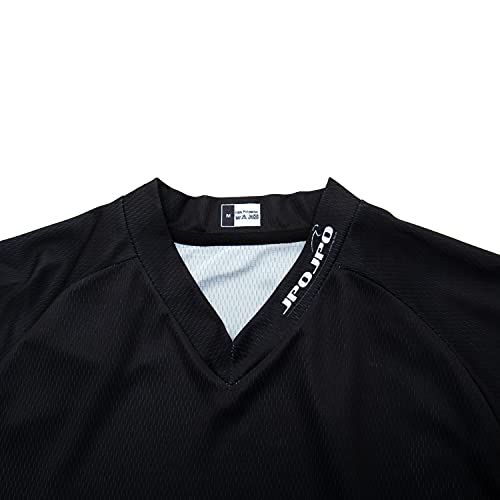 Weimostar Kids Cycling Jersey Long Sleeve Child Boy Girl Motocross T Shirt Mountain Bike Bicycle Clothes White Black Size YL - Image 5
