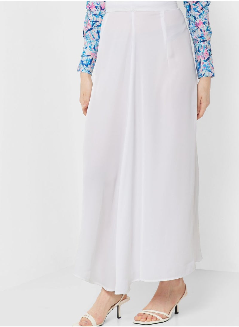 Khizana - High Waist Solid Skirt - Image 1