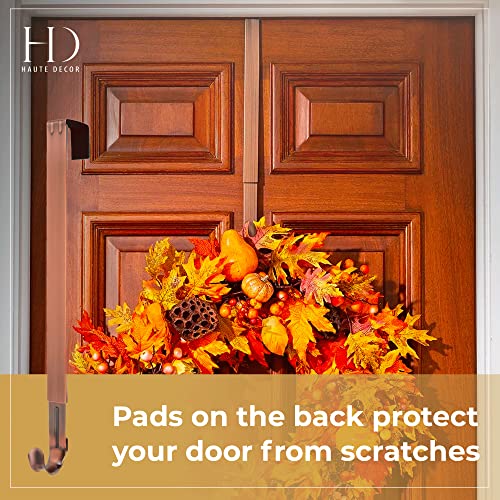 Haute Decor Adjustable Length Wreath Hanger - 20 Lb. Capacity - Image 3