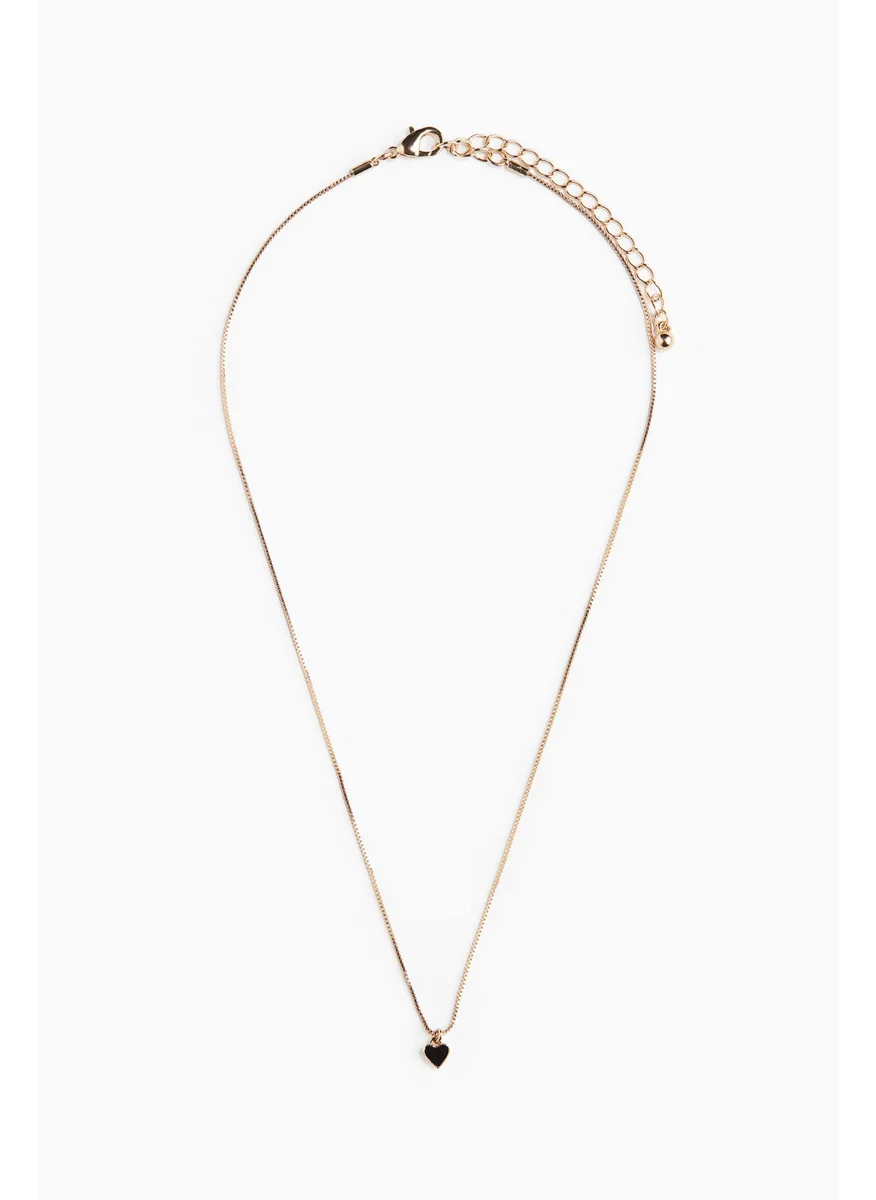 H&M Heart-Pendant Necklace