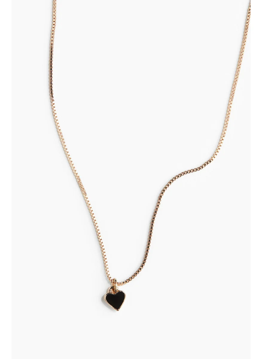 H&M Heart-Pendant Necklace