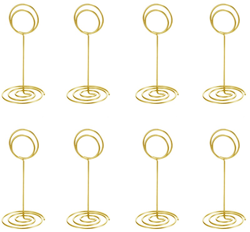 Radezon 20 Pack Table Number Holders Place Card Holder Photo Picture Holder for Wedding, Birthday Party - Image 5