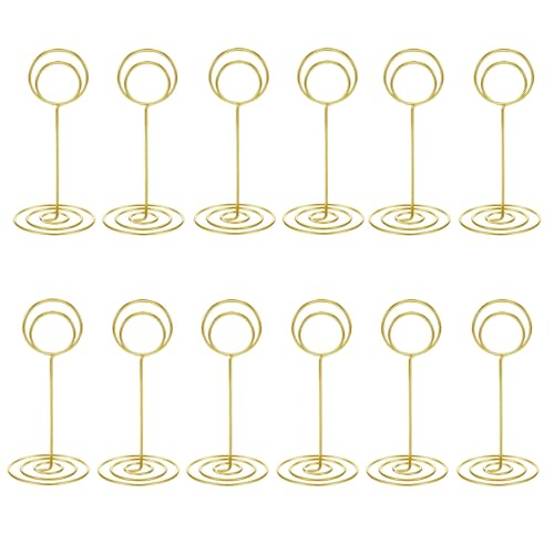 Radezon 20 Pack Table Number Holders Place Card Holder Photo Picture Holder for Wedding, Birthday Party - Image 1