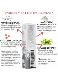 Voibella Beauty Instant Face Lift Cream - Best Eye, Neck, Face Tightening, Lifting & Firming Serum To Smooth Appearance, Hide Loose Sagging Skin, Puffiness, Fine Lines & Wrinkles Within Mins (Peptides & Stem Cells)  - Image 5