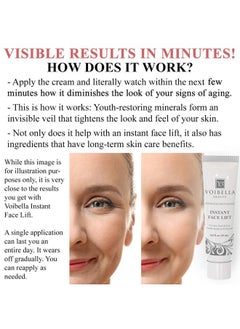 Voibella Beauty Instant Face Lift Cream - Best Eye, Neck, Face Tightening, Lifting & Firming Serum To Smooth Appearance, Hide Loose Sagging Skin, Puffiness, Fine Lines & Wrinkles Within Mins (Peptides & Stem Cells)  - Image 3