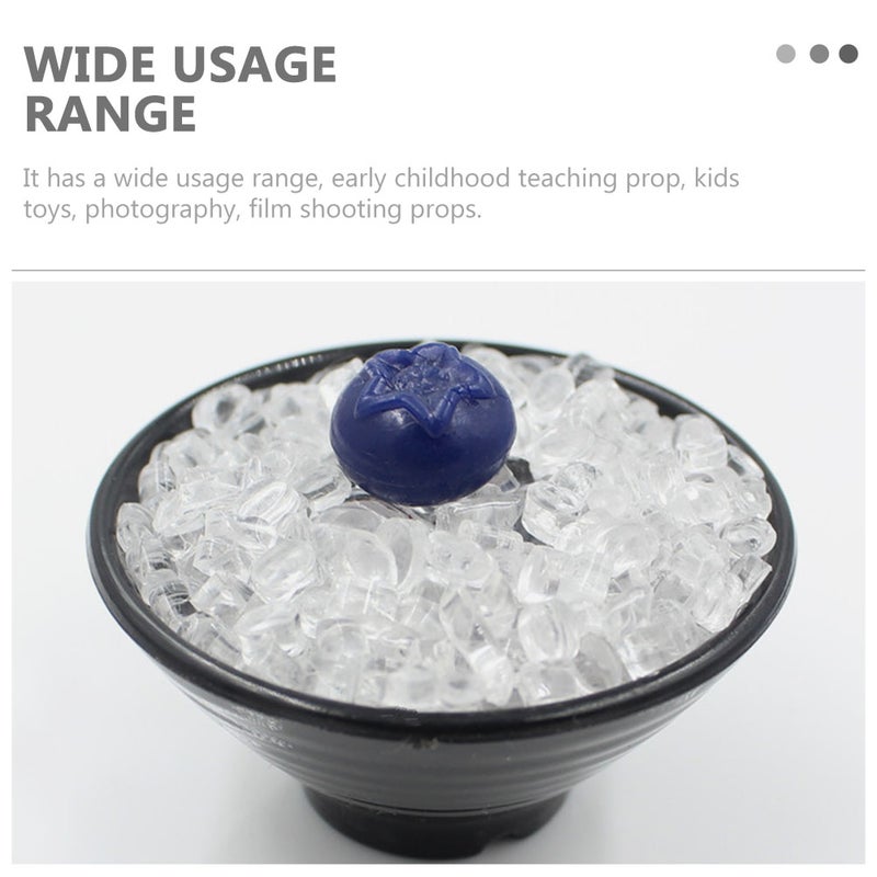 50pcs Artificial Blueberry Fake Simulation Realistic Blueberries Fake Fruit for DIY Craft - Image 5