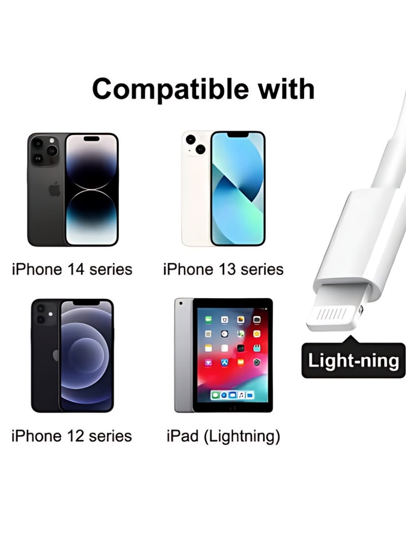 SD Card Reader for iPhone, Lightning to SD Card Reader, 3-in-1 SD Card Reader for SD Card/Micro SD Digital Camera Adapter Compatible with iPhone, Plug and Play SD Card Reader - Image 3