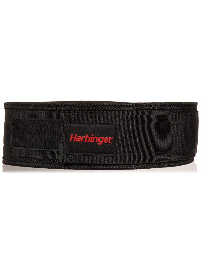 Harbinger Harbinger 360890 4-Inch Nylon Weightlifting Belt, Medium,Black - Image 2