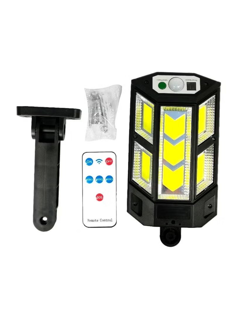 Solar-powered outdoor garden light, LED street light with motion sensor, and wall light. - Image 1