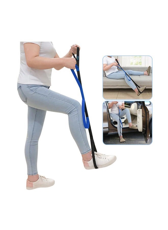 Mybow Leg Lifter Strap for After Knee Surgery Hip Replacement Recovery Kit Medical Leg Loop Lifter Pull Strap Lift Assist Rigid Foot Lifter for Disabled Elderly Adults Handicap Mobility Aids Portable Lifter - Image 1