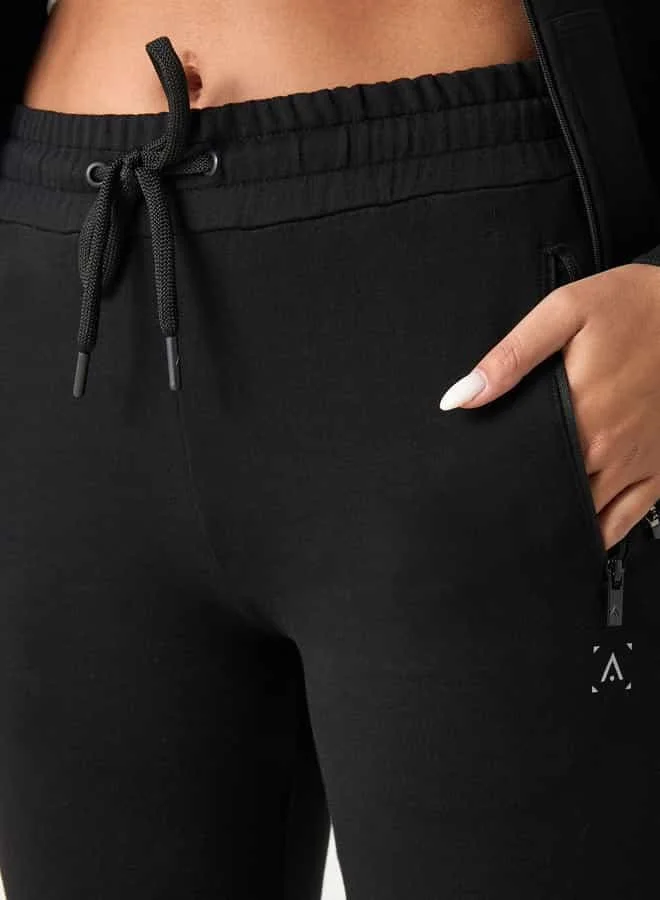 ADOT by Splash Cuffed Jog Pants with Elasticised Waistband and Drawstring