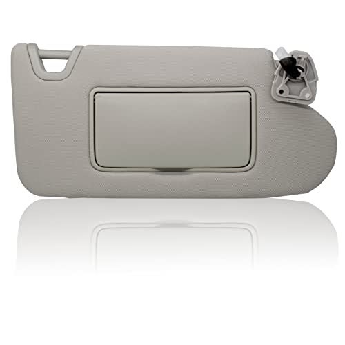 NHILES Right Side Sun Visor Compatible with Nissan Altima 2013 2014 2015 2016 2017 2018 with Light, Without Sunroof 96400-3TA2A Gray - Image 1