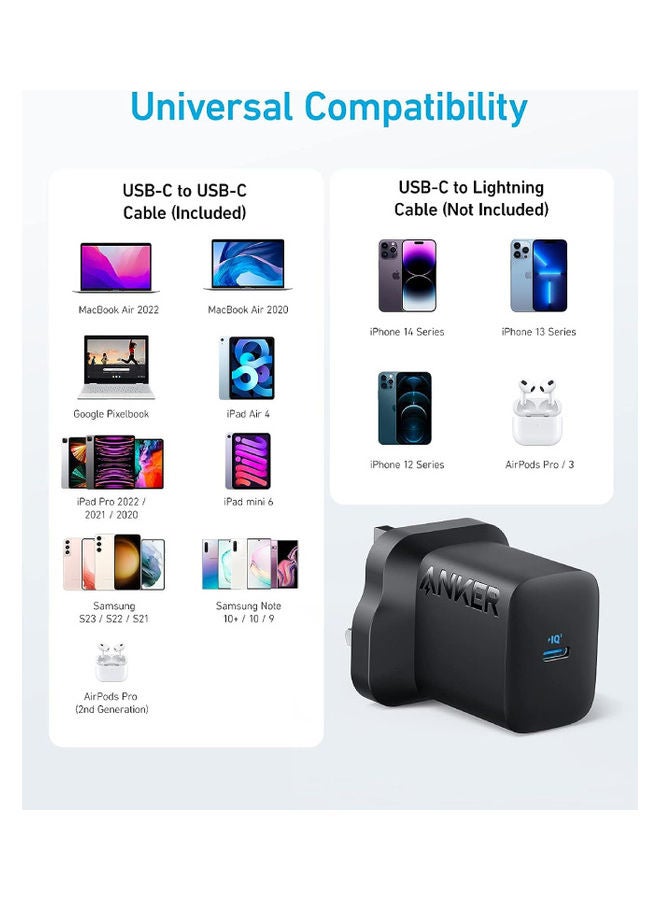 Anker 312 Charger 30W USB-C High-Speed Fast Charging Adapter A2640K11 White - Image 3