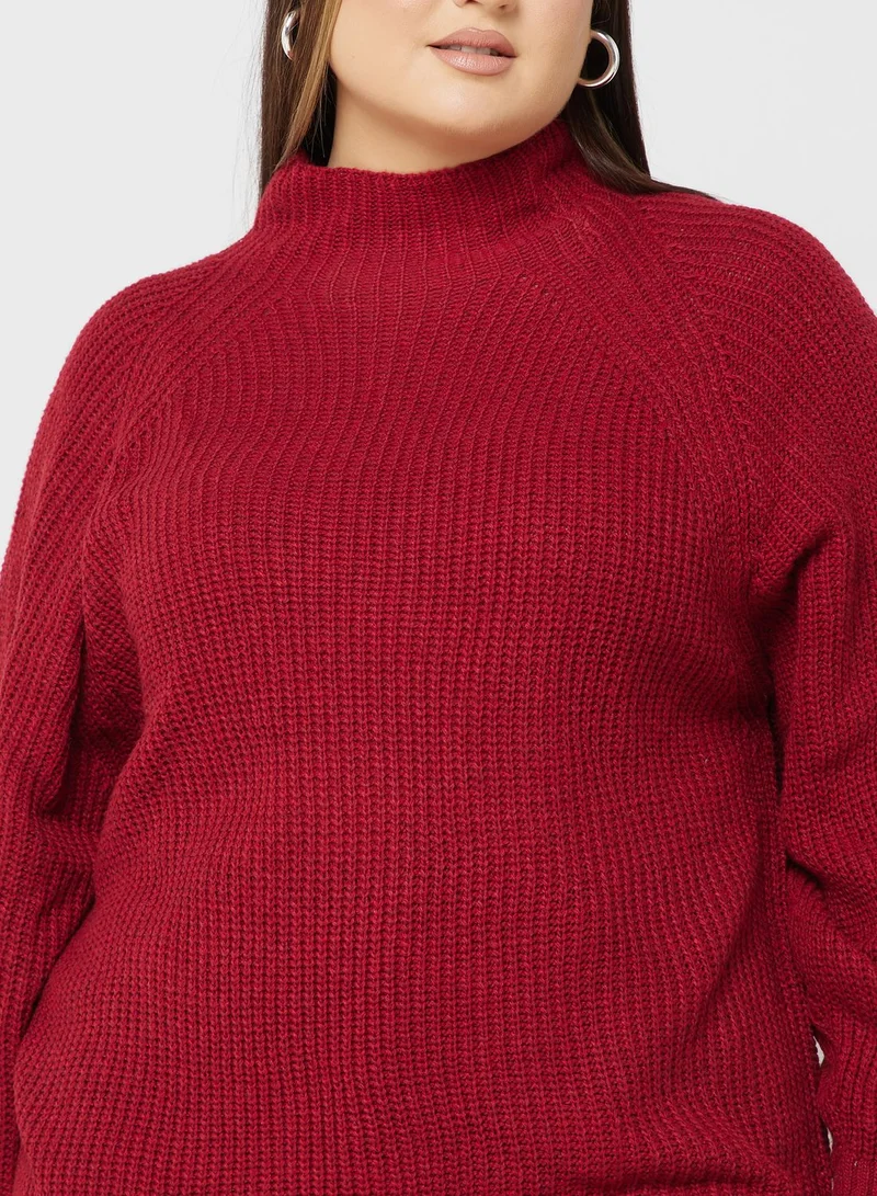 Ella Plus High Neck Sweater