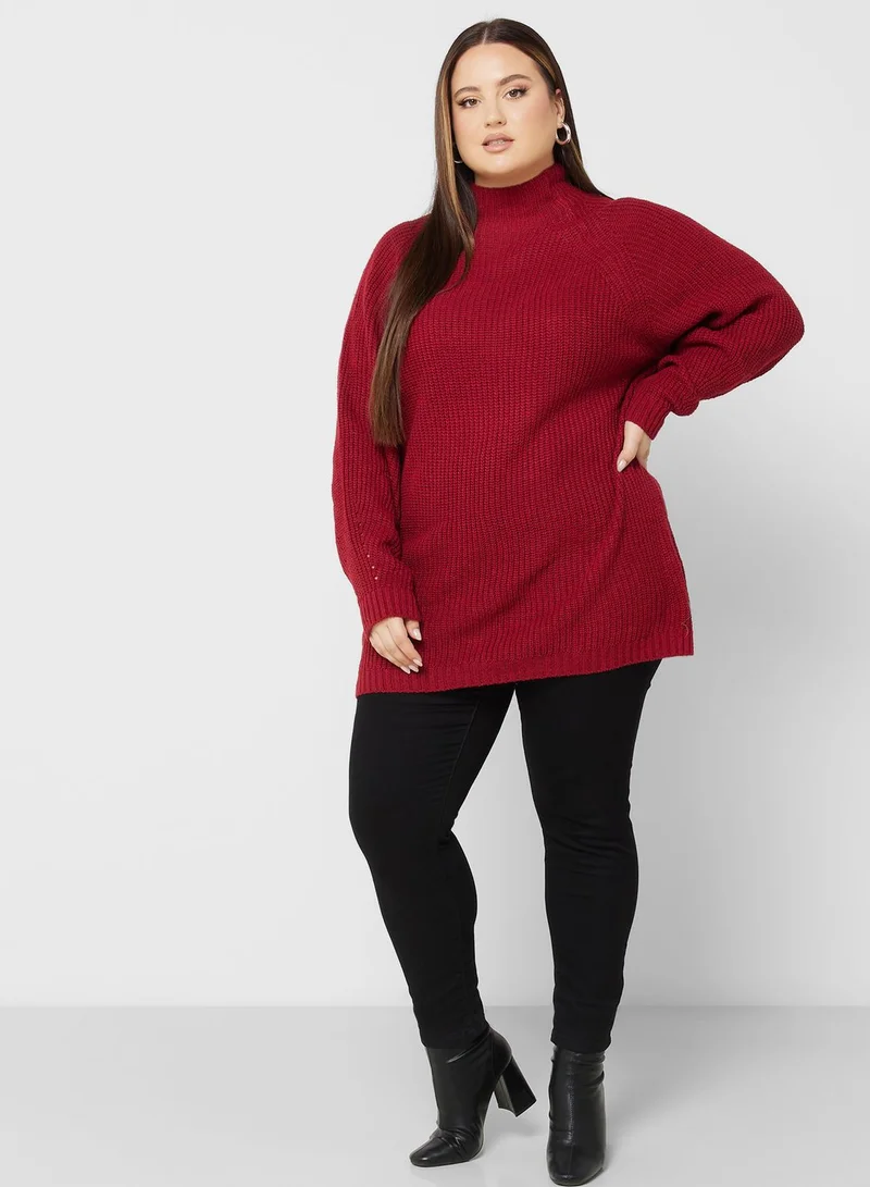 Ella Plus High Neck Sweater