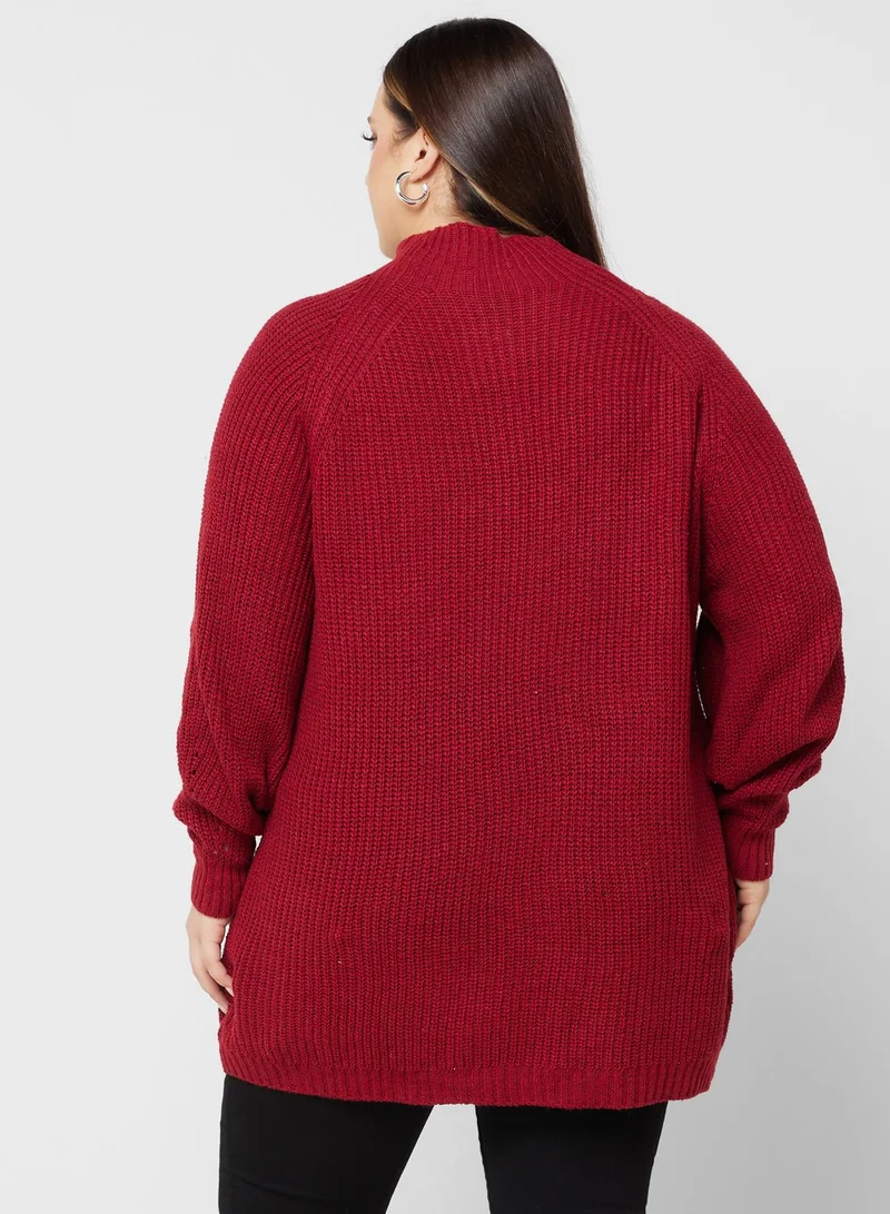 Ella Plus High Neck Sweater