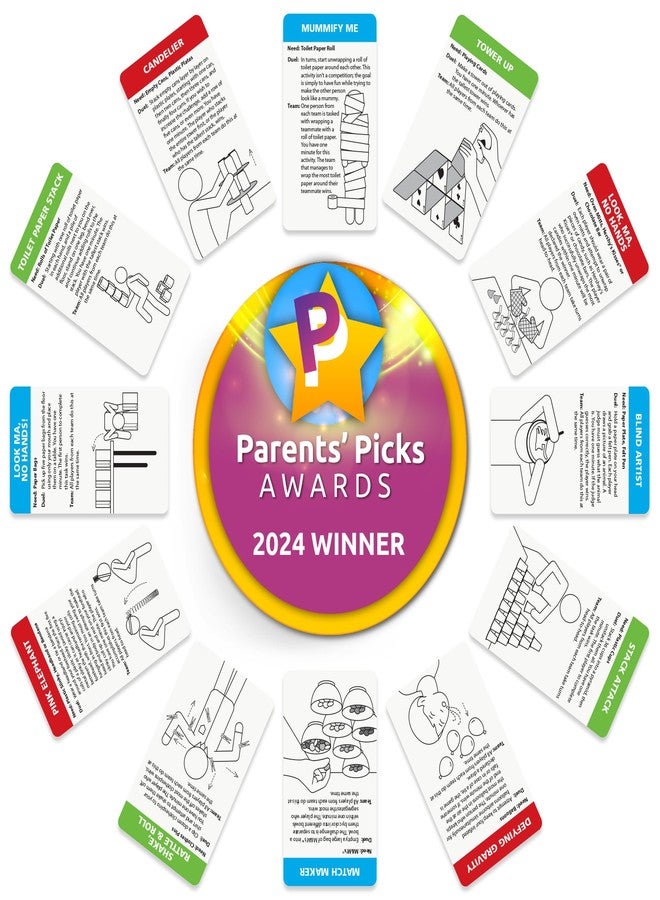 Funwares Home Edition, 218 Minute of Fun Games - Minute to Win It Family Party & Travel for Kids & Adults, 2-12 Players! Play with Everyday Household Items. - Image 2