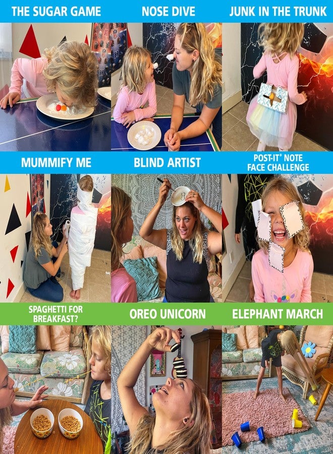 Funwares Home Edition, 218 Minute of Fun Games - Minute to Win It Family Party & Travel for Kids & Adults, 2-12 Players! Play with Everyday Household Items. - Image 4