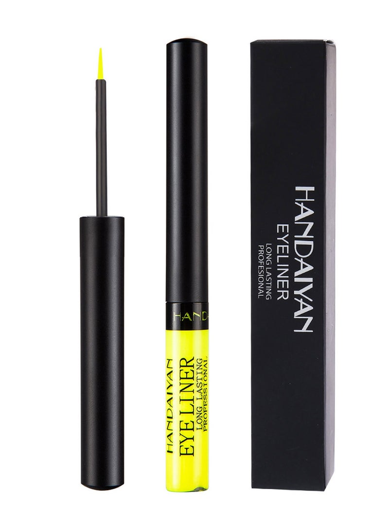 هاندايان محدد عيون مقاوم للماء، محدد عيون سائل، لمسة نهائية من الأشعة فوق البنفسجية، مكياج احترافي، يدوم طويلاً، سريع التلطخ، مقاوم للجفاف الشديد، يبقى طوال اليوم، خط مائي مجنح، نتيجة فورية - Image 1