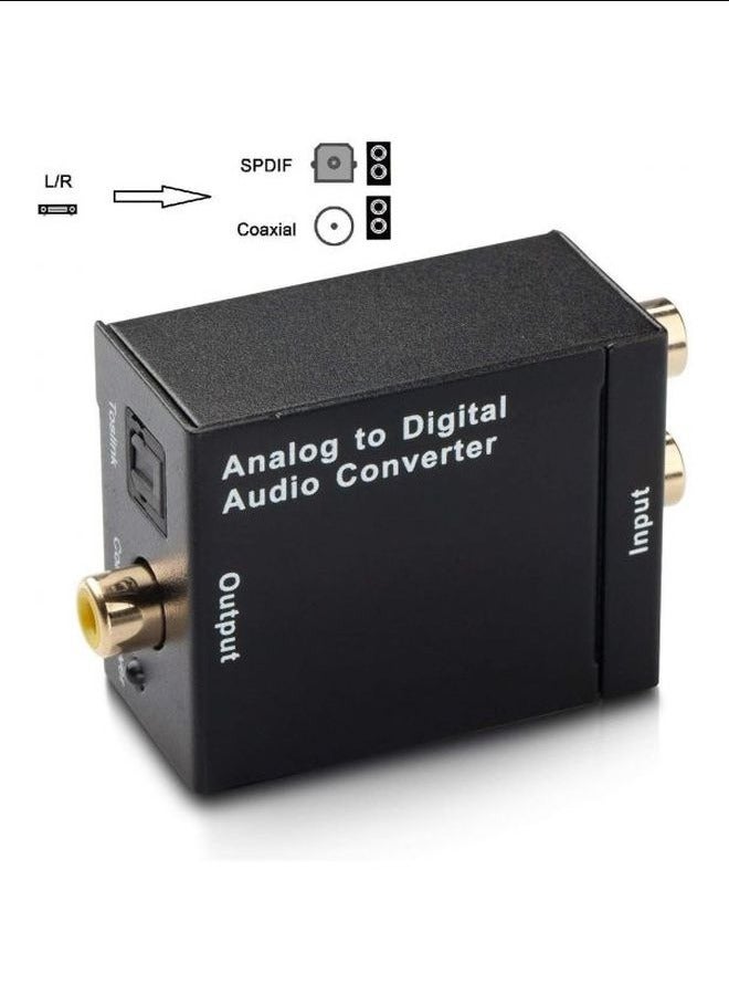 Optical Coaxial Digital To  Analog Audio Converter With Cable  - Image 4