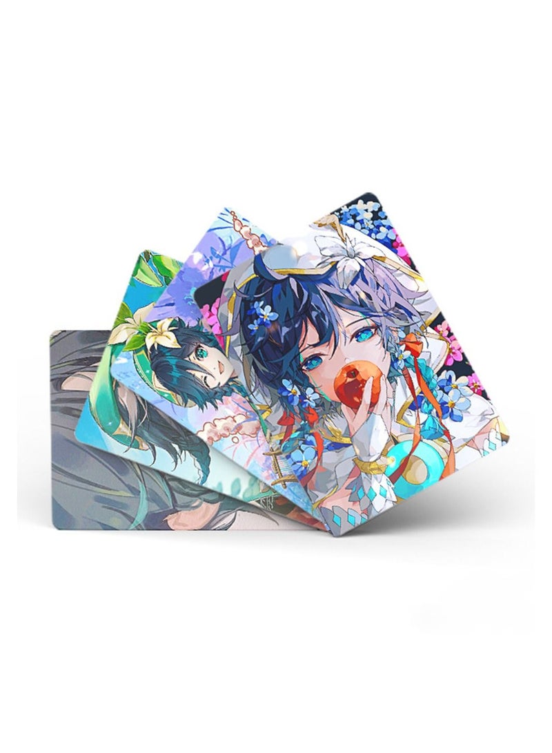 Color Fans 50 Pcs Genshin Impact Barbatos Venti Cute Anime Photo Lomo Cards - Image 2