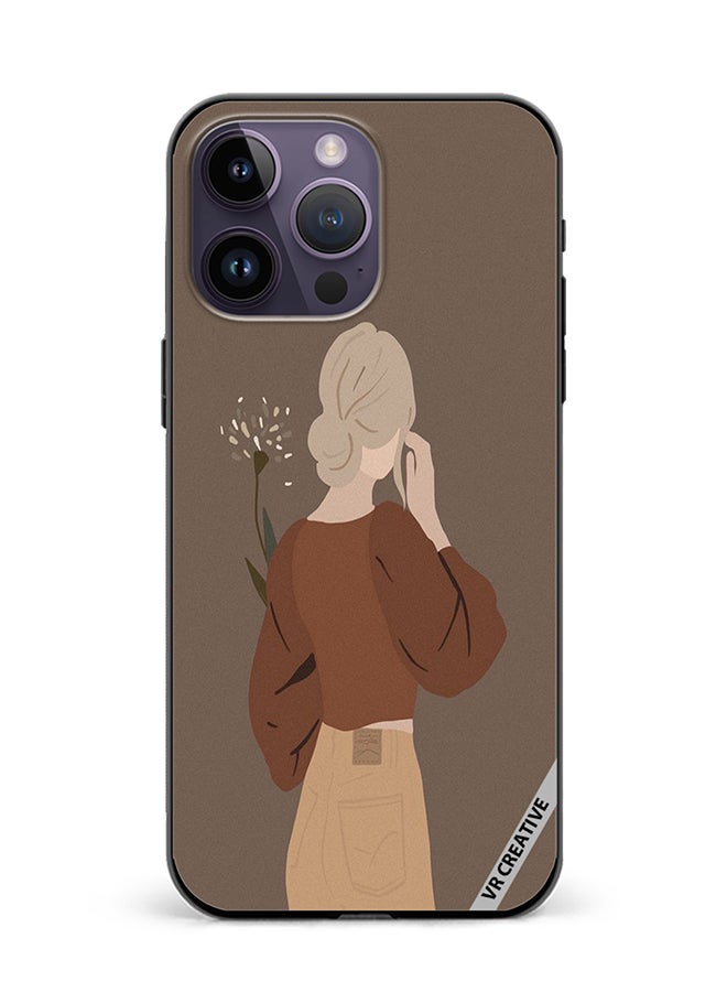 Protective Case Cover For Apple iPhone 16 Pro Max Brownie Design Multicolour