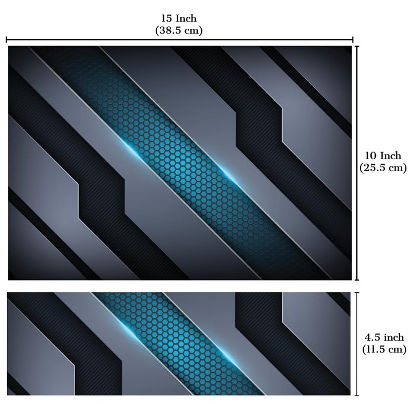 BAEYE Full Laptop Skin Stickers HD Quality Sticker for Laptops Upto 15.6" (Dustproof|Waterproof|Scratchproof|Reusable) - BE 3D Design FL3 - Image 3