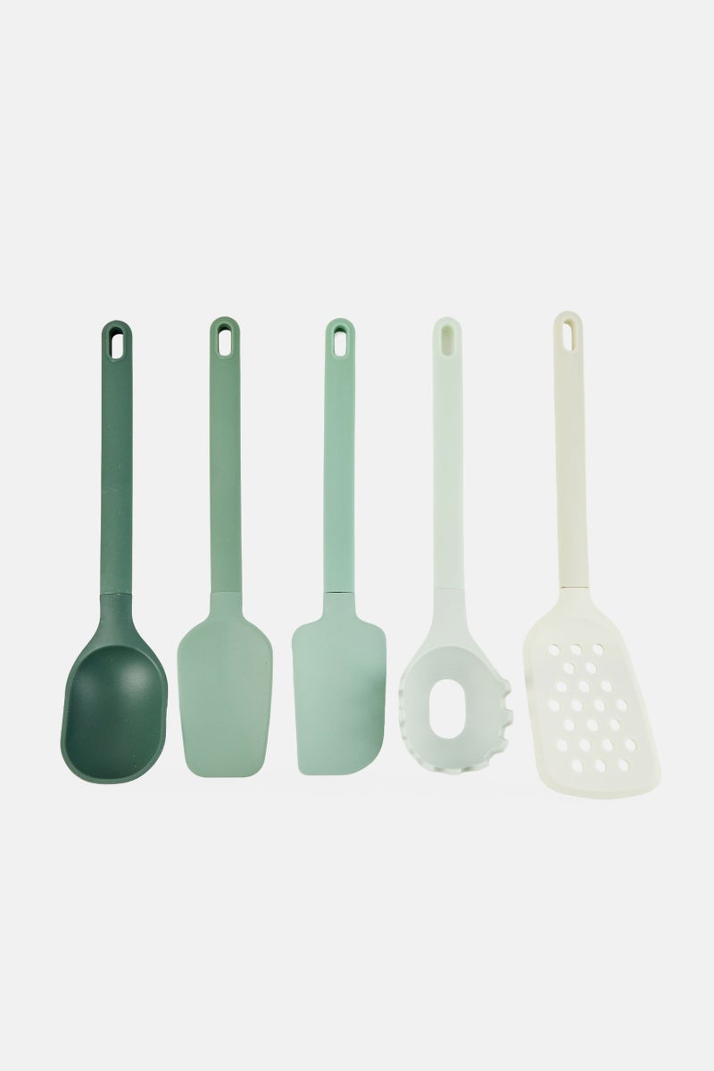 COOK WITH COLOR 5 Pieces Kitchen Utensil Set, Multicolor - Image 1