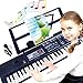 SEMART keyboard Piano Digital electric piano portable electronic music keyboard 61 key toy for kids beginner children toddler musical instruments wmicrophone stand USB christmas Birthday gift - Image 4