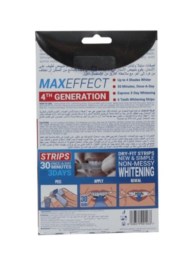 ستيلا وايت لصقات تبييض الاسنان من ستيلا وايت , 6 لصقات - Image 4