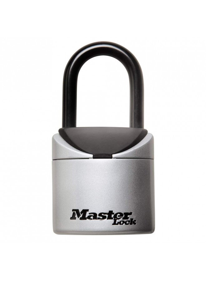 Master Lock Lock Box, Set Your Own Combination Portable Key Safe, 2-3/4 in. Wide, 5406D,Black, Grey