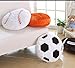 JULAN 14inch Fluffy Soccer Balls Plush PillowSoft Soccer Ball Stuffed ToysDecorative Soccer Football Pillow Cushion Throw PillowFootball Plushies Plush Doll for Home Deco Kids Big Sports Toy Gift - Image 4