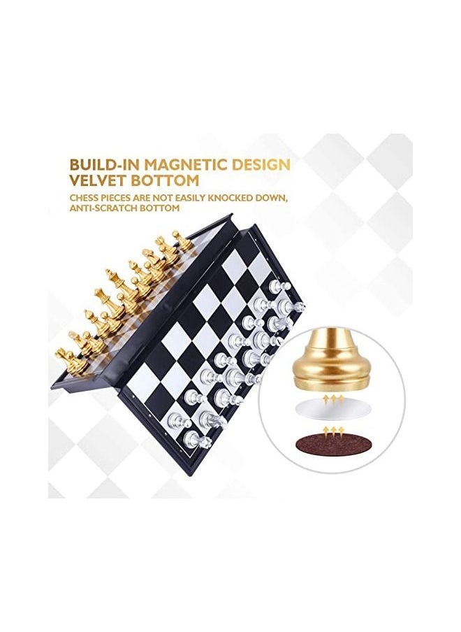 Haidue - Travel Chess Set with Folding Chess Board - Image 1