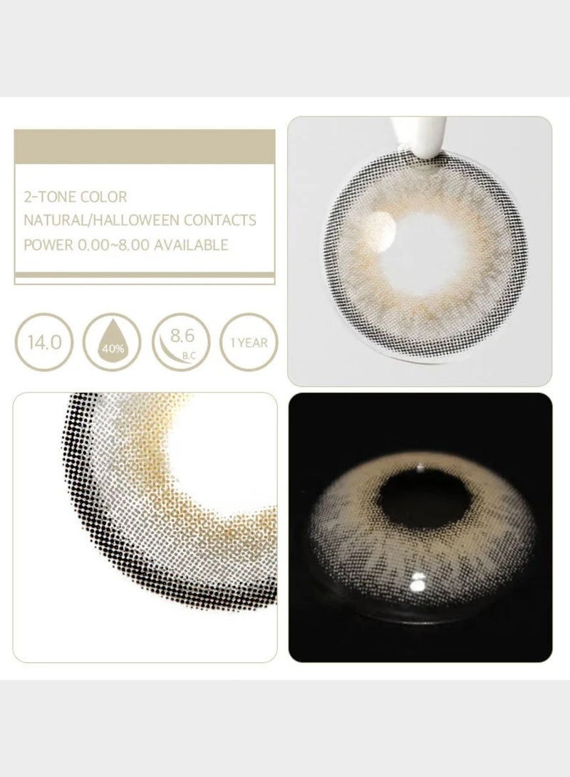 يونيبلينغ عدسات لاصقة ملونة هيمالايا الرمادي (سنوية) - Image 5