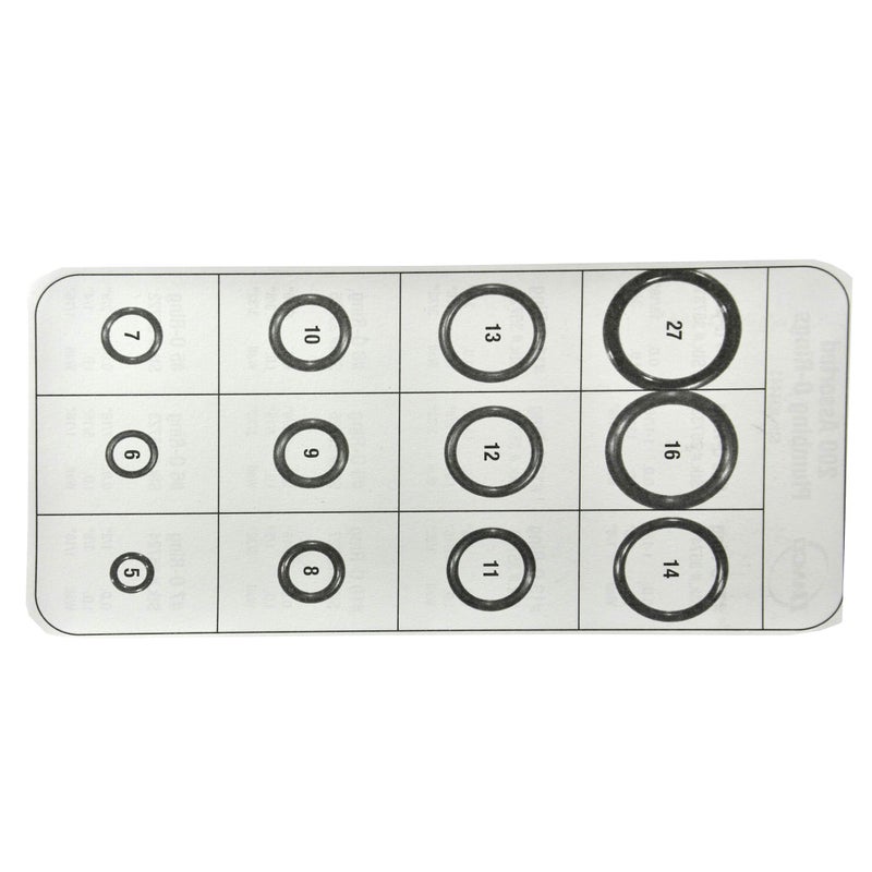 Danco 34443 Rubber Faucet O-Ring Kit, No Size, Black - Image 5