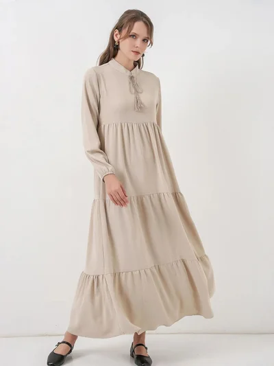 بيغ دارت فستان ماكسي فيسكوز بفيونكة