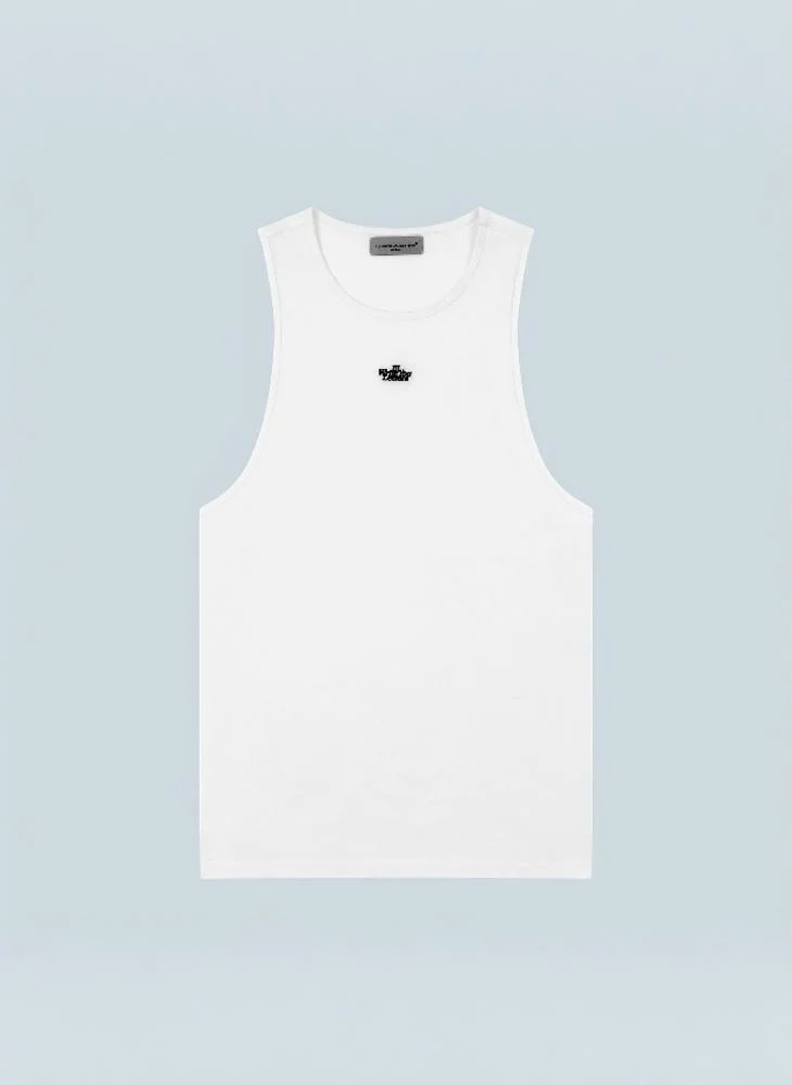 I'LL WRITE YOU LETTERS  White Logo Vest  | Best Price UAE
